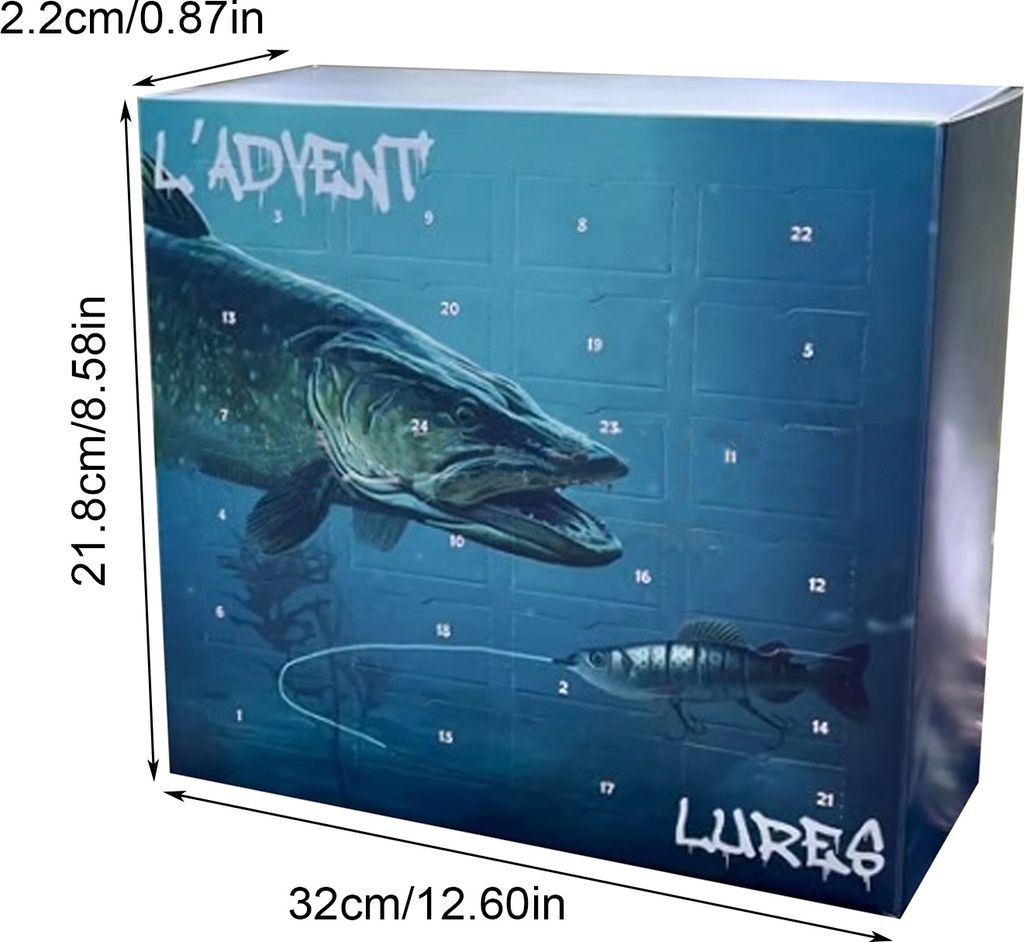 Angelköder-Adventskalender 2024 Produktbild 1
