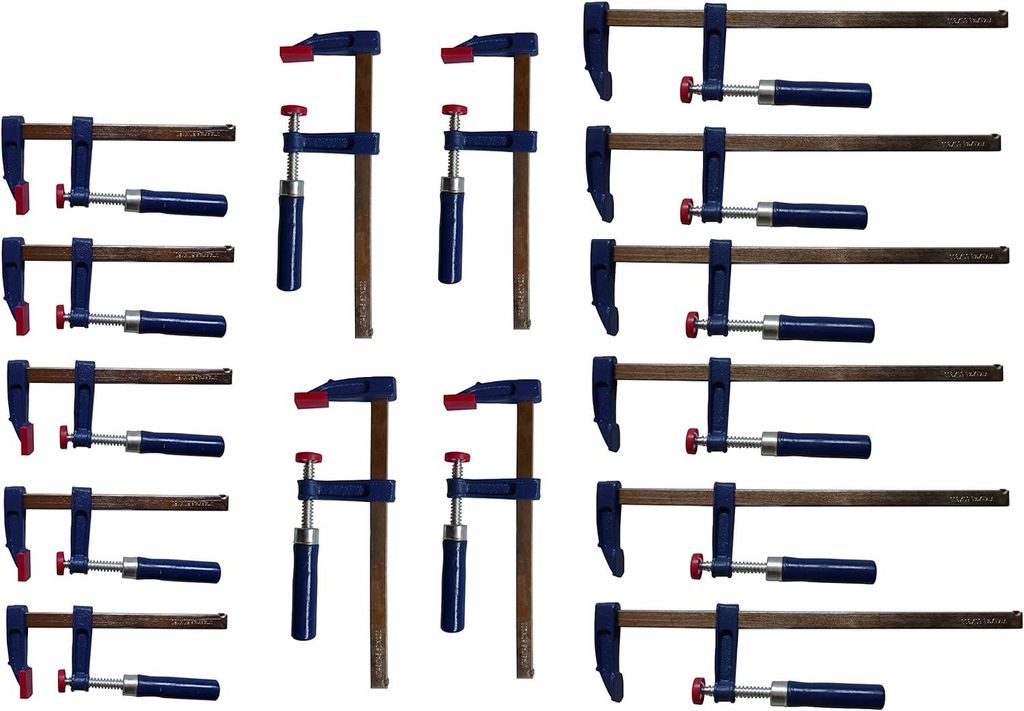 15 tlg. Schraubzwingen Set - 150x50 - 200x50 - 300x50 Produktbild 
