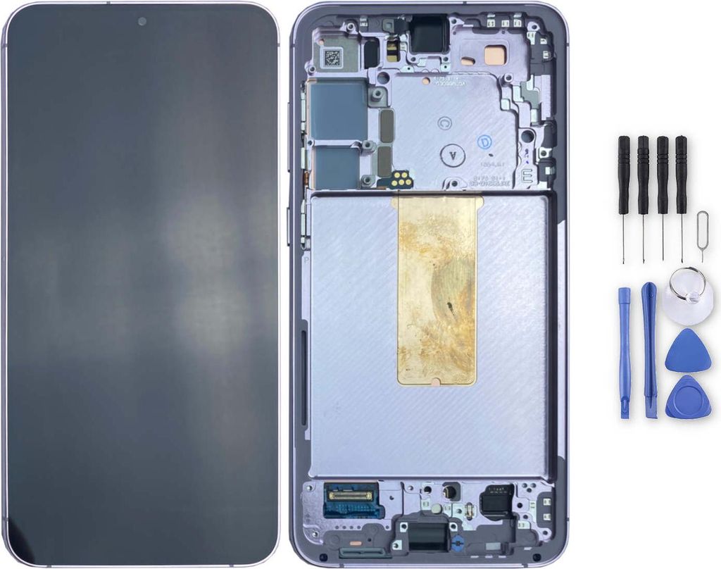 Samsung Display Einheit + Touch Screen GH82-30476D für Galaxy S23 Plus Pink