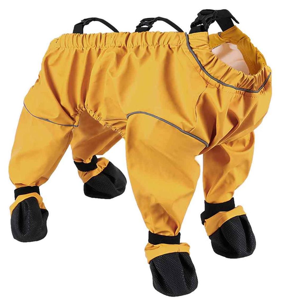 Hundeschuhe, Leggings, wasserdichte Hundehosen, rutschfeste Hundeschuhe, Pfotenschutz, schmutzabweisend, ideal zum Spazierengehen, Laufen und Wande...