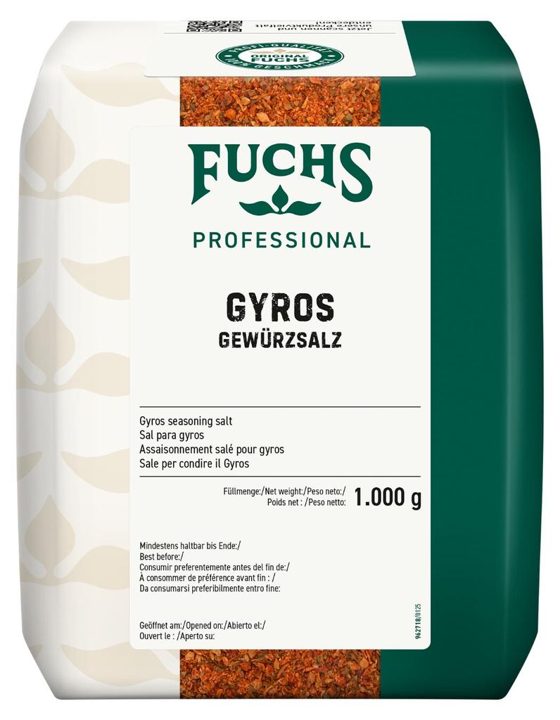 Fuchs Professional Gyros Gewürzsalz mediterrane Würze Produktbild 