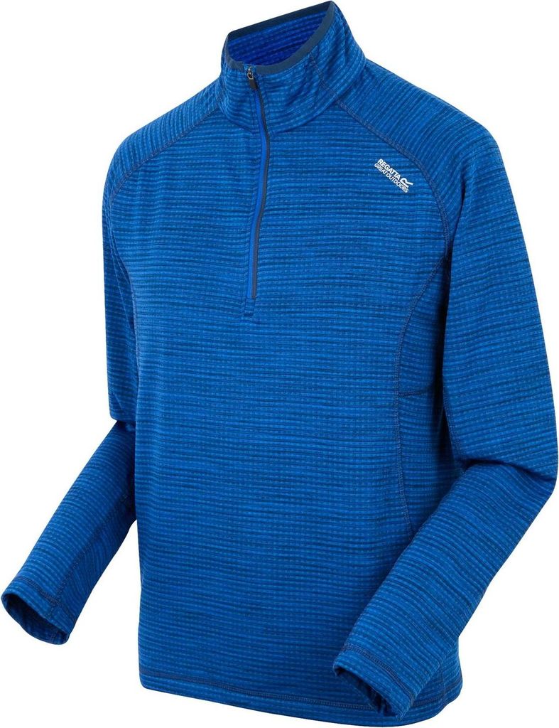Regatta Yonder II Powerstretch Midlayer Shirt für Herren, Größe:M, Farbe:Snorkel Blue