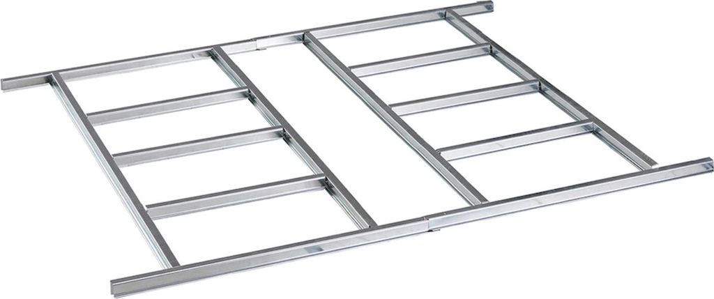 Fundament zu Pultdach-Haus 012882 216 x 116 x 3 cm Produktbild 