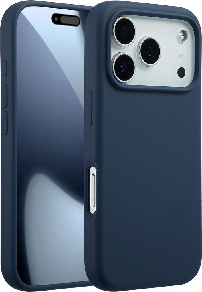Accezz Liquid Silikoncase mit MagSafe iPhone 17 Pro - Dunkelblau