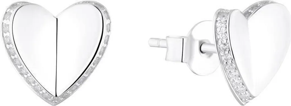 Orecchini Cuori s.Oliver 2035757 - Regalo Donna Argento 925 con Box