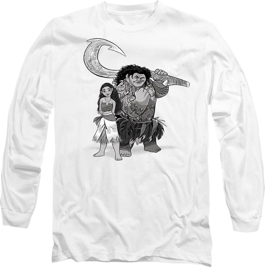 Moana - T-Shirt für Herren/Damen Uni TV14290 (XXL) (Weiß)