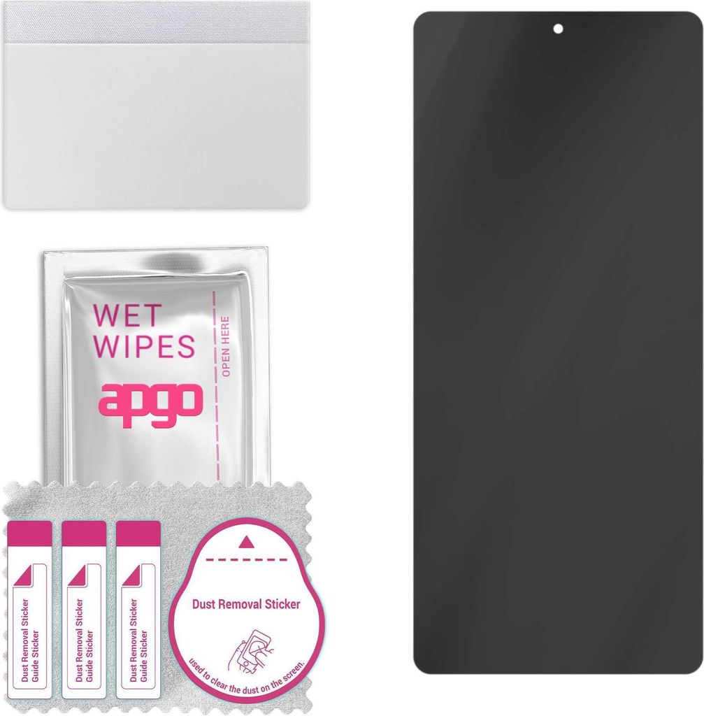 apgo Hybrid Privacy Schutzglas, Matt, kompatibel mit Vivo X Fold3 Pro, Anti-Spy, toller Ersatz für Hartglas, kratzfester Displayschutzglas, Displa...
