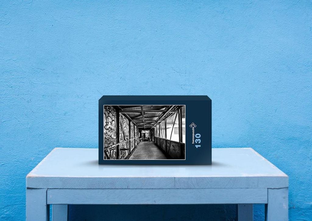 hansepuzzle 65238 - Lost places Puzzle, 130 Teile, Industrie, 28,7 x 20,0cm mit hochwertiger Aufbewahrung, Kartonbox und wiederverschließbarem Beutel