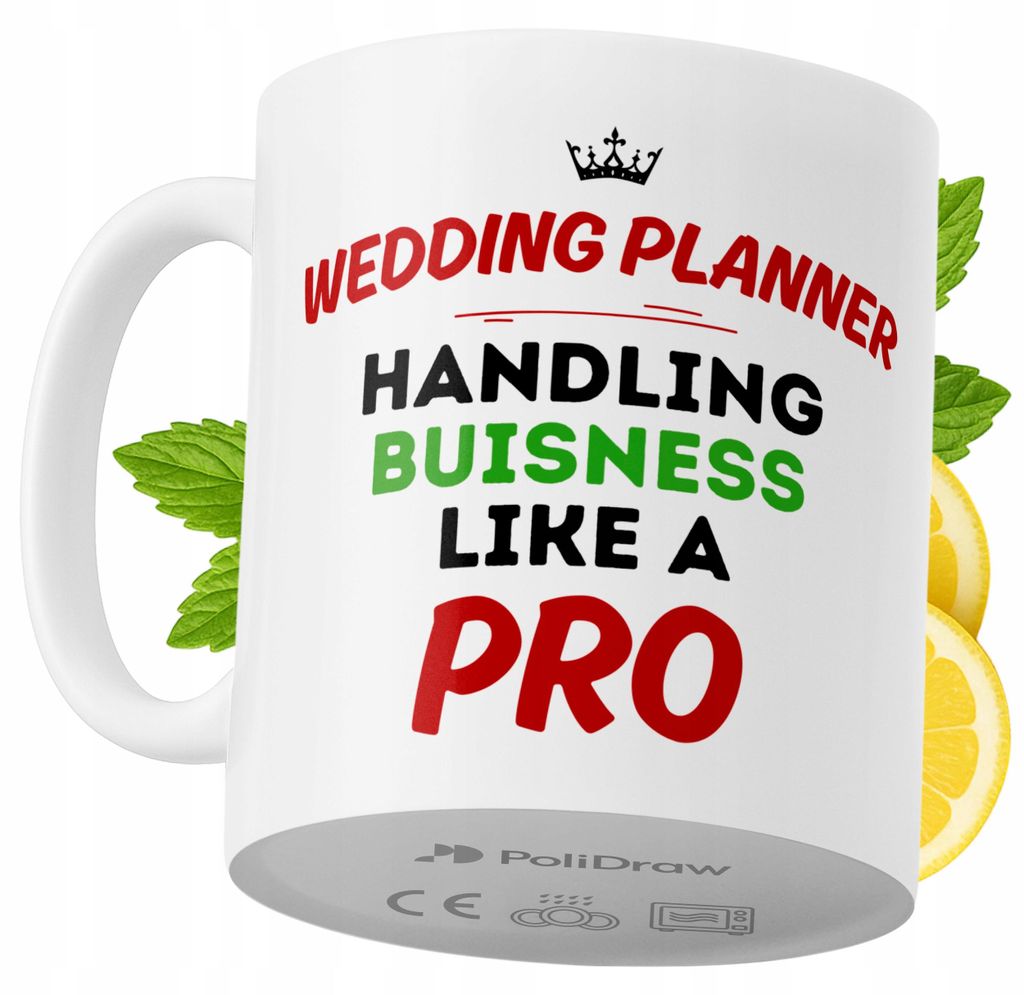Lustige Tasse für Hochzeitsplaner - Kaffee- oder Teetasse mit witzigem Textdesign - ideal für Geburtstage, Namenstage, Feiertage und besondere An...