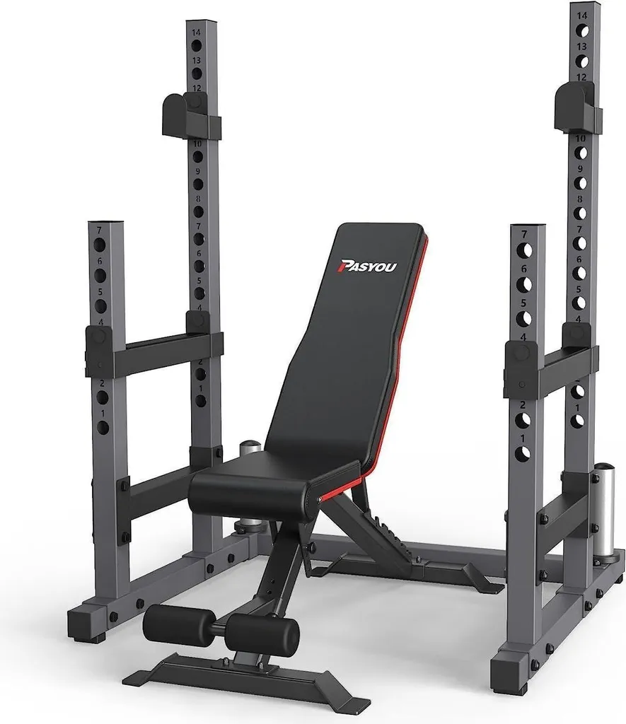 Équipement Musculation Maison pour Squat et Force - Rack SR30 Stable - 8