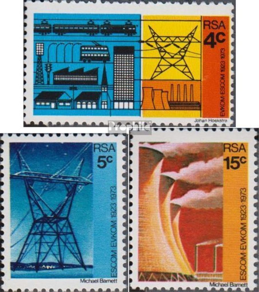 Briefmarken Südafrika 1973 Mi 415-417 (kompl.Ausg.) FDC Elektrizitätsversorgung