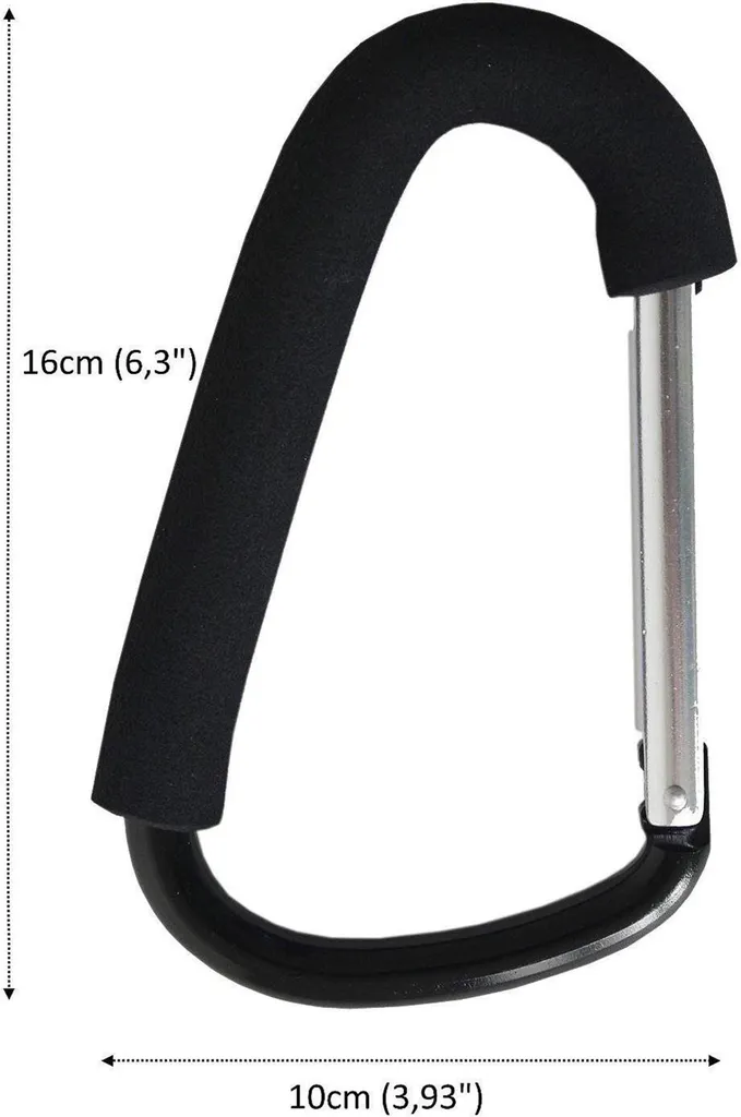 Mousqueton de poussette Altabebe 1011 pour garder les mains libres