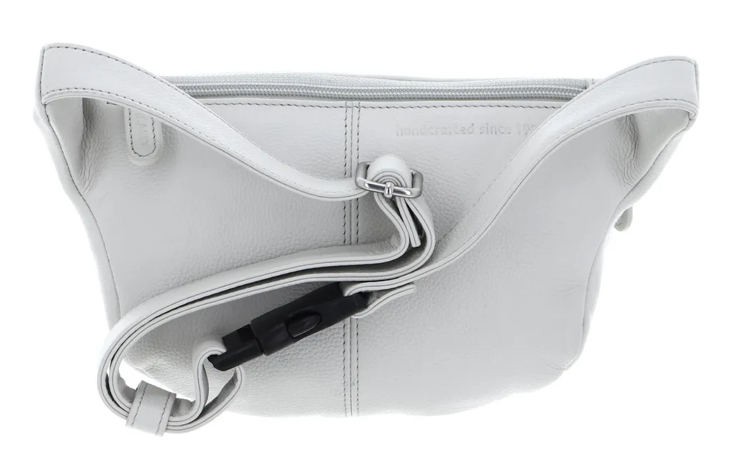 Sac banane Picard Luis Shark blanc en cuir de vachette haut de gamme - 3