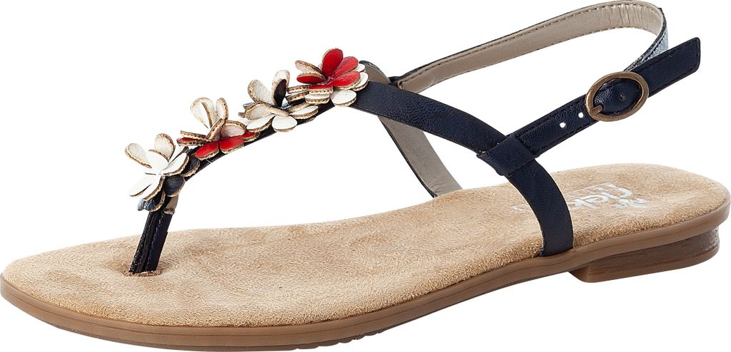 Rieker Damen Sandaletten Zehensteg Slingsandalen 64281-14, Produktbild 