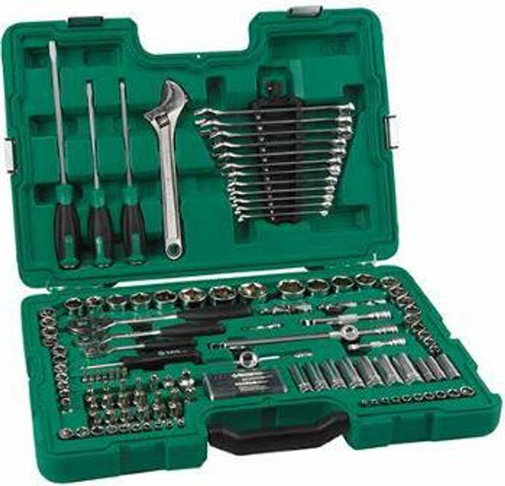 Sata Zestaw Kluczy 124El 1/4" 3/8" 1/2"Walizka