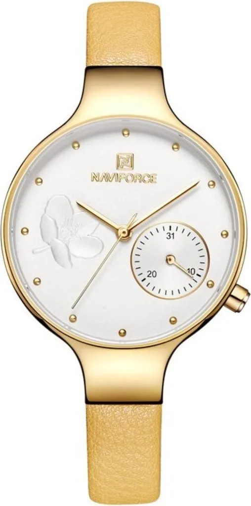 Montre Naviforce NF5001GWY étanche avec cadran minimaliste et chic