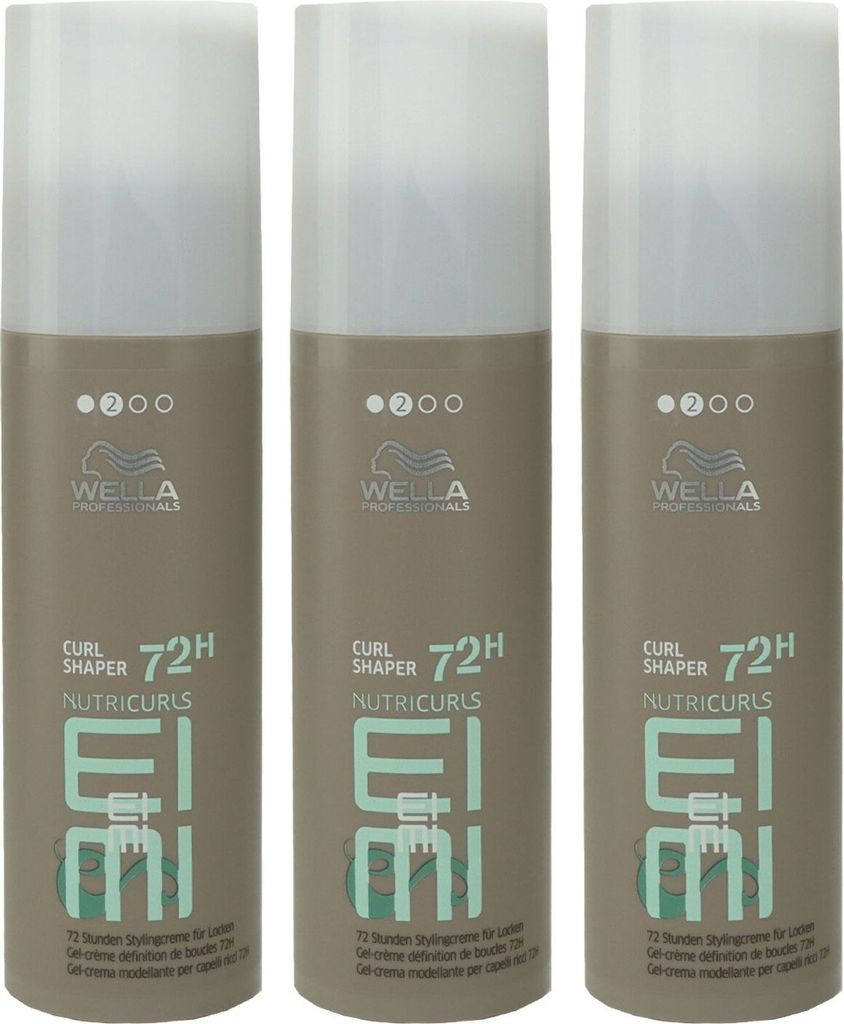 Wella Nutricurls Curl Shaper 3 x 150 ml Stylingcreme Set Produktbild 