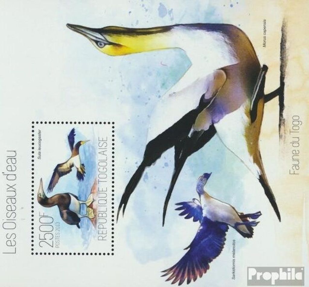 Briefmarken Togo 2013 Mi Block 872 (kompl. Ausgabe) Produktbild 