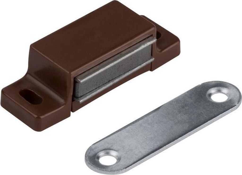 Walteco Nábytkový magnet, nosnost 3-4 kg se dvěma otvory Obrázek produktu 