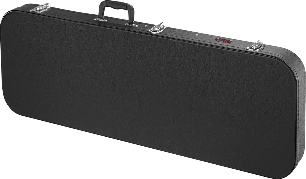 VEVOR Hartschalenkoffer für E-Gitarre, rechteckiger 1095mm Gitarrenkoffer, mit Schloss, PVC-Polsterung, weichem Futter, wasserabweisendem Case, Ge...