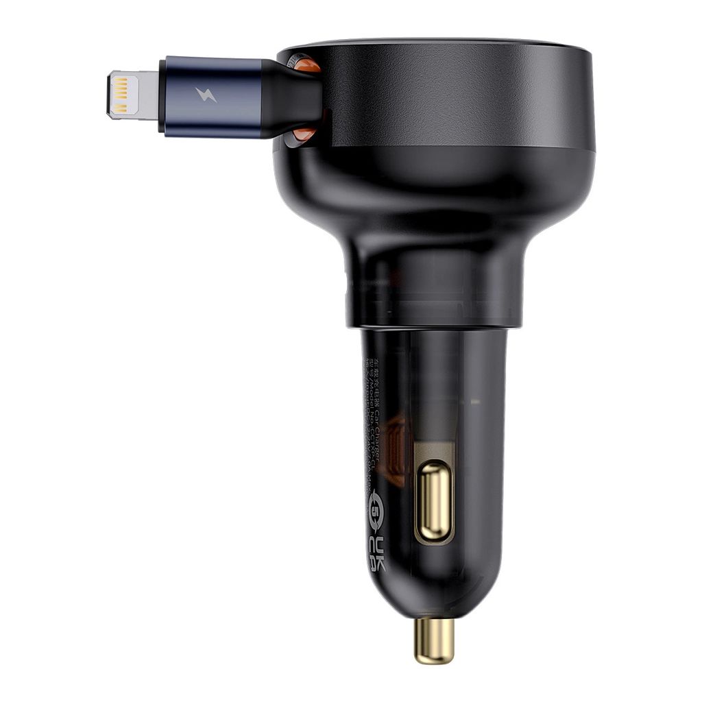 Baseus Enjoyment Pro, Auto, Zapaľovač, 0,7 m, Čierna Obrázok produktu 
