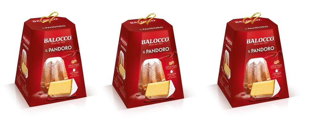 3x Balocco Il Pandoro weicher und zarter Weihnachts kuchen Produktbild 