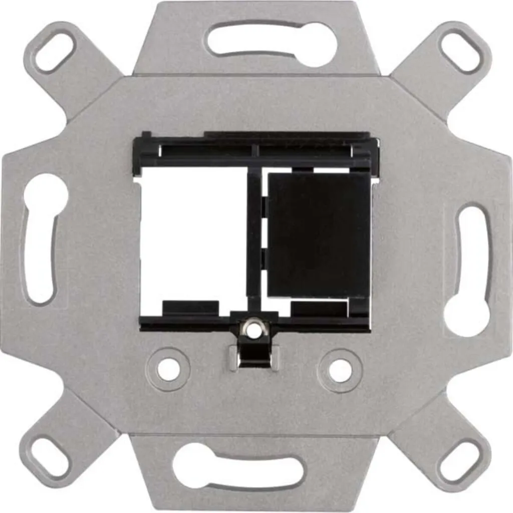 Adaptateur Encastré double Keystone Merten pour réseau RJ45 maison