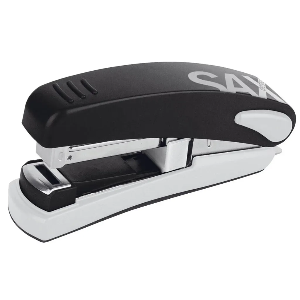 Agrafeuse de bureau plate compacte noire 30 feuilles SAX Design