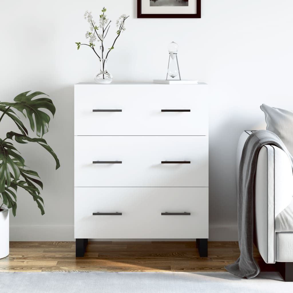 Maison Exclusive - Sideboard Weiß 69,5x34x90 cm Holzwerkstoff