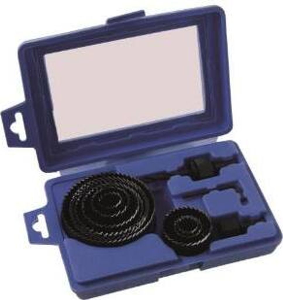 Vykružovač otvorov sada 12ks,19-82mm, drevo, sadrokartón Obrázok produktu 