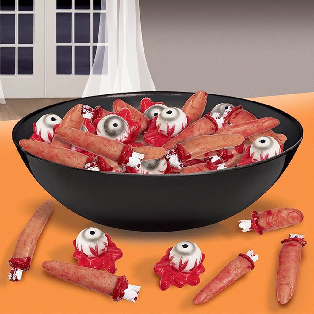 Halloween Blutige Augäpfel Deko, klein (5 Stk.) Produktbild 