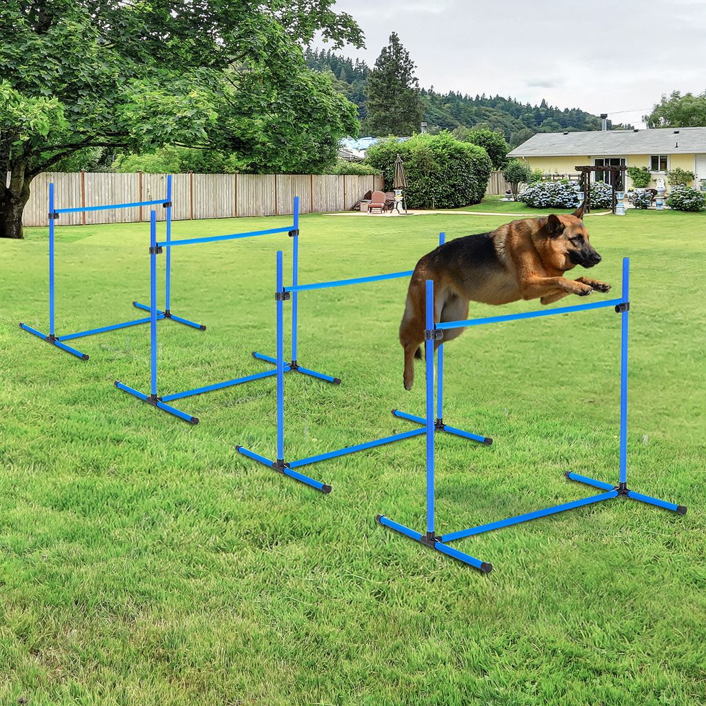 Huismerk Autobench PawHut Agility Hurdle Set Slalom Stick Obrázok produktu 2