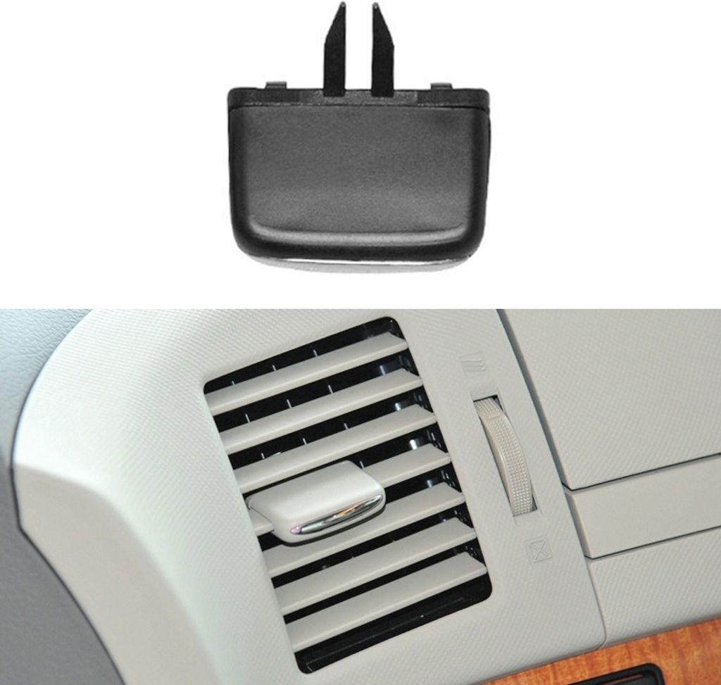 Für Toyota Previa wagen links und rechts Klimaanlage Air Outlet Paddle 55670-28250 (Schwarz)