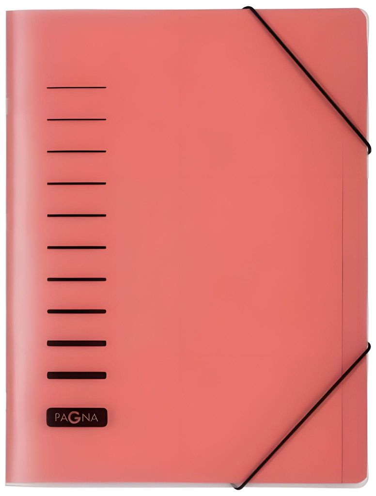 Pagna Ordnungsmappe 6 Fächer rot