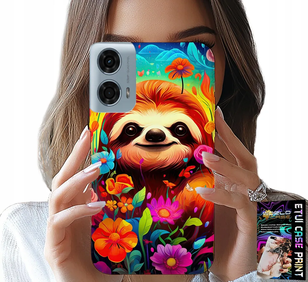 Custodia Koala Motorola Moto G85 5G con Vetro - Protezione Colorata