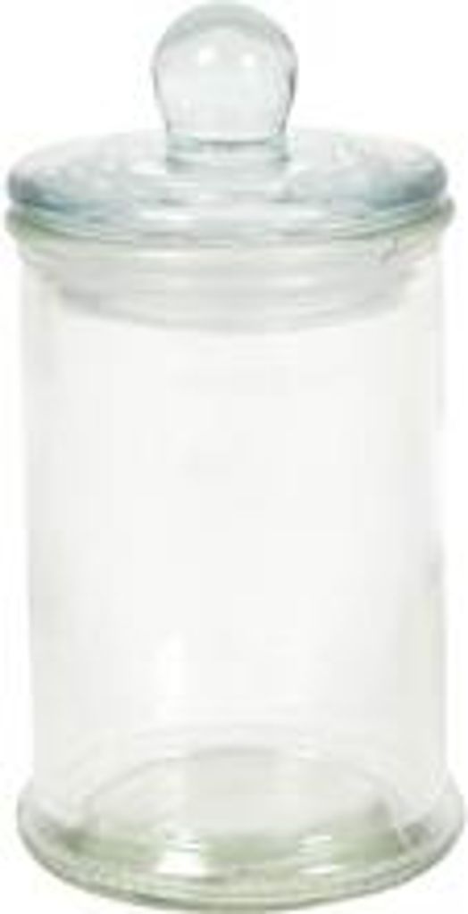 Voorraadpot glas knop ø6*11cm 150ml | 6 stuks