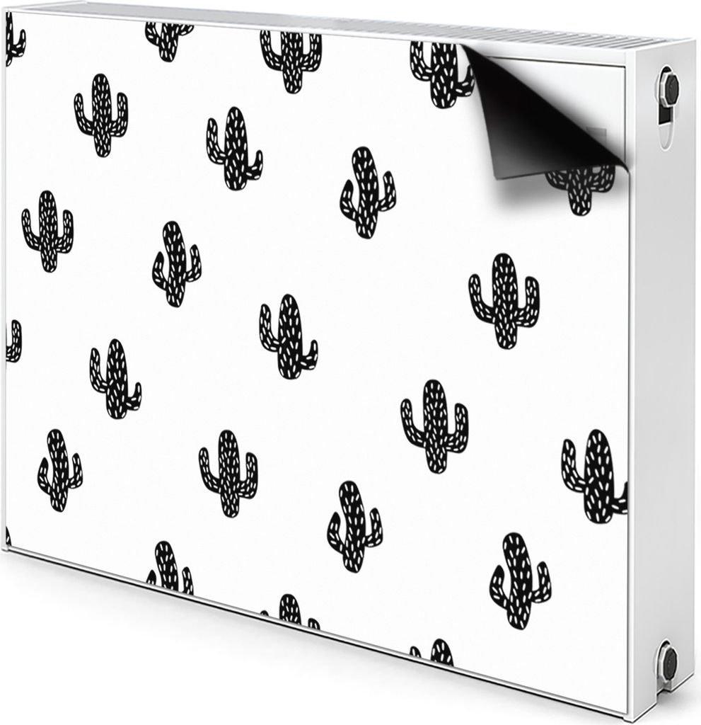 Magnet Verkleidung Abdeckung Heizkörperabdeckung Heizkörperabdeckung 100x60 cm - Kaktus, Muster