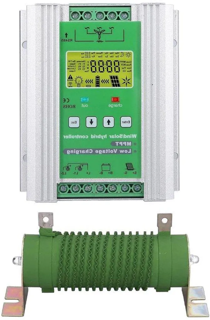 Contrôleur hybride 12V/24V compatible Lithium et Acide avec écran LCD