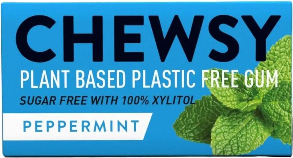 Chewsy Pfefferminz-Kaugummis mit Xylitol 15g