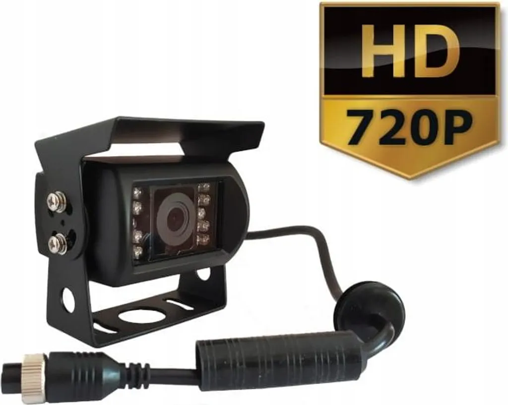 Caméra de recul chauffante AHD 720P anti-givre pour véhicule 4 plots