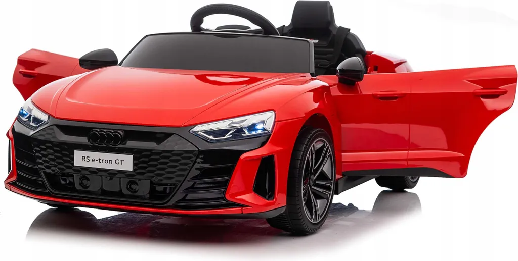 Voiture électrique Audi RS e-tron GT Rouge Ekspand avec télécommande