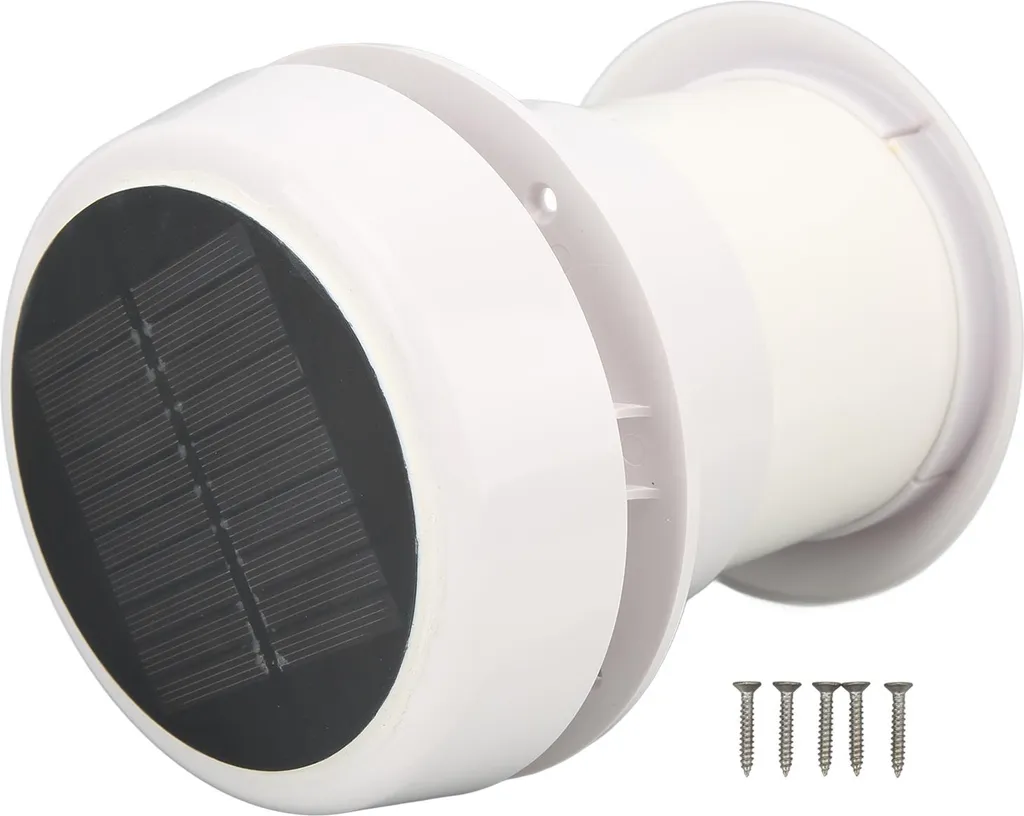 Ventilateur solaire DC 12V silencieux avec moteur haute performance pour RV