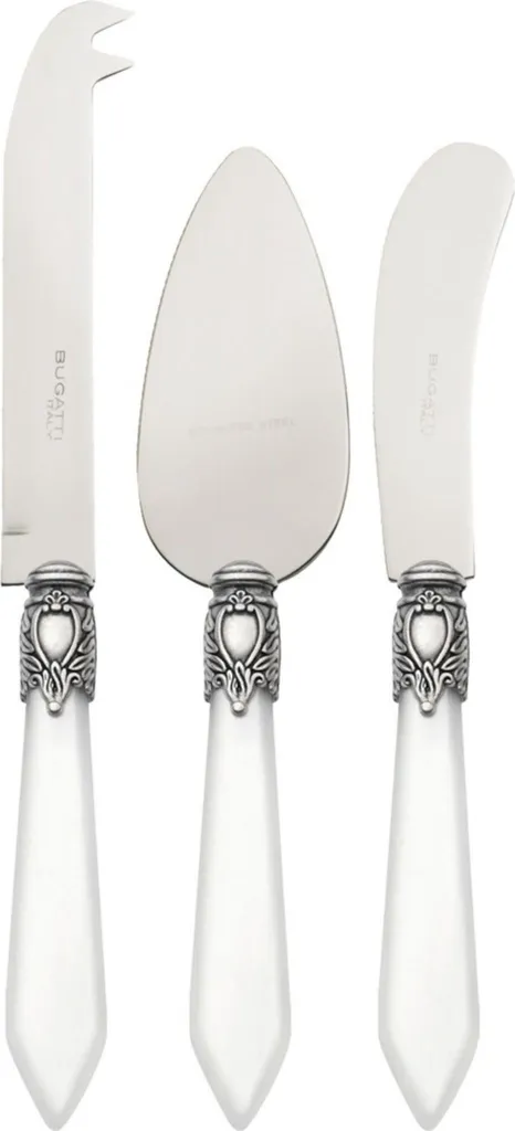 Set 3 Coltelli Formaggio Bugatti Oxford OXB1MN3283 - Acciaio Inox 18/10