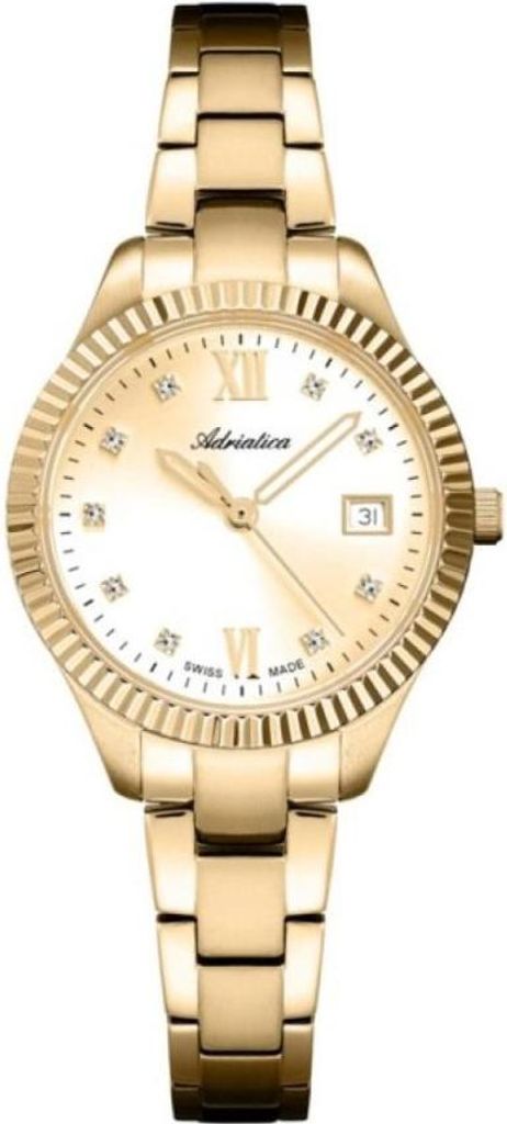 Adriatica A3820.1181Q CYRKONIE silberne Uhr