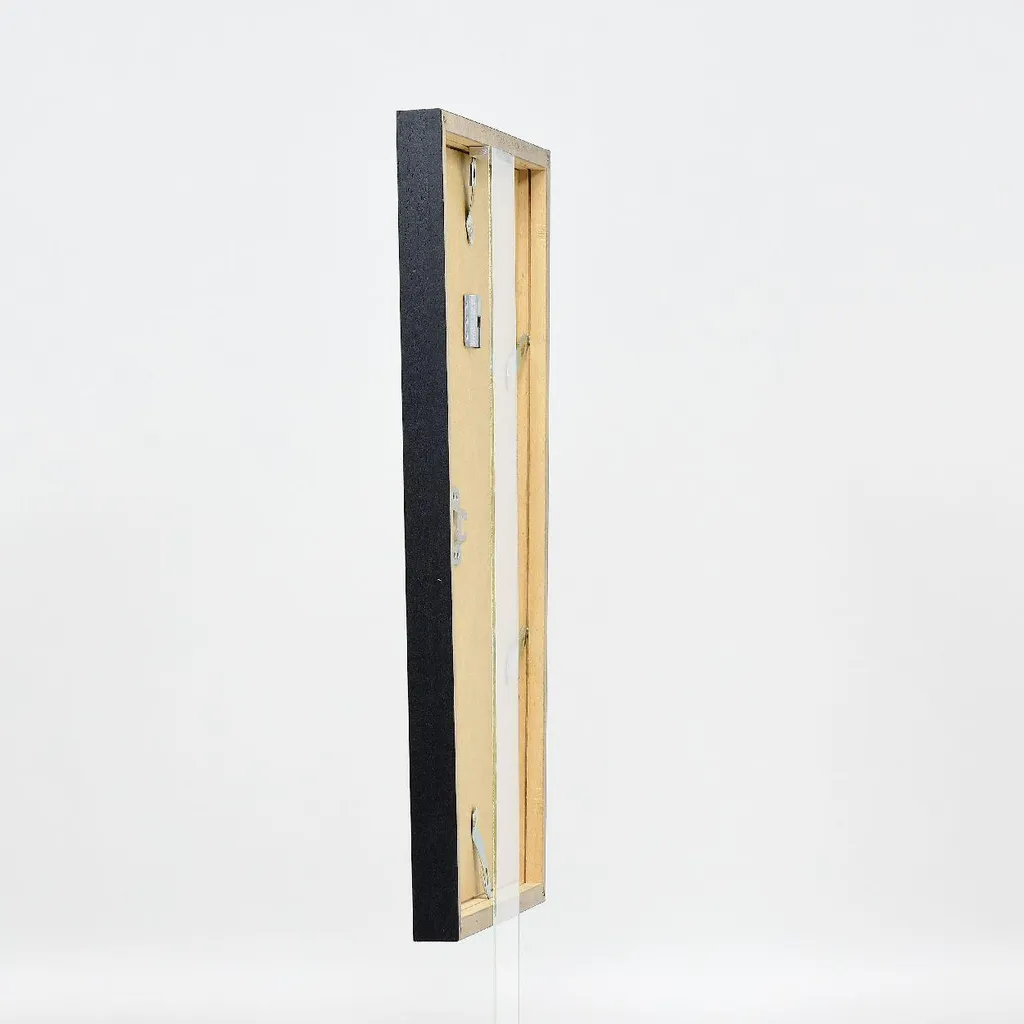 Cornice Professionale 25x60 Antracite Legno - Profilo 42 Acrilico - 18