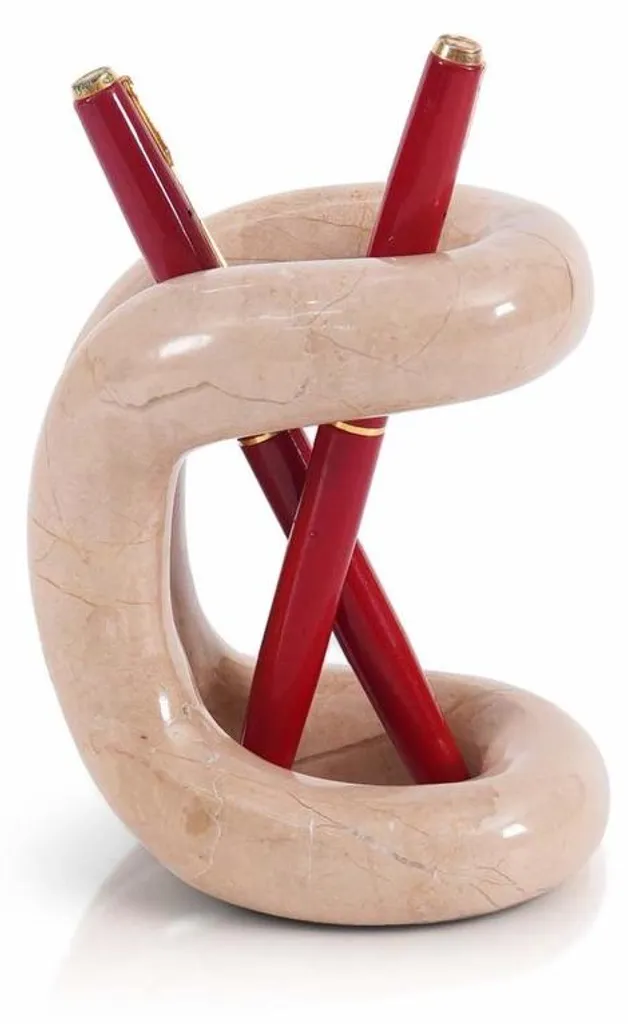 Accessoire bureau marbre 10 cm - Rangement pierre naturelle et déco chic