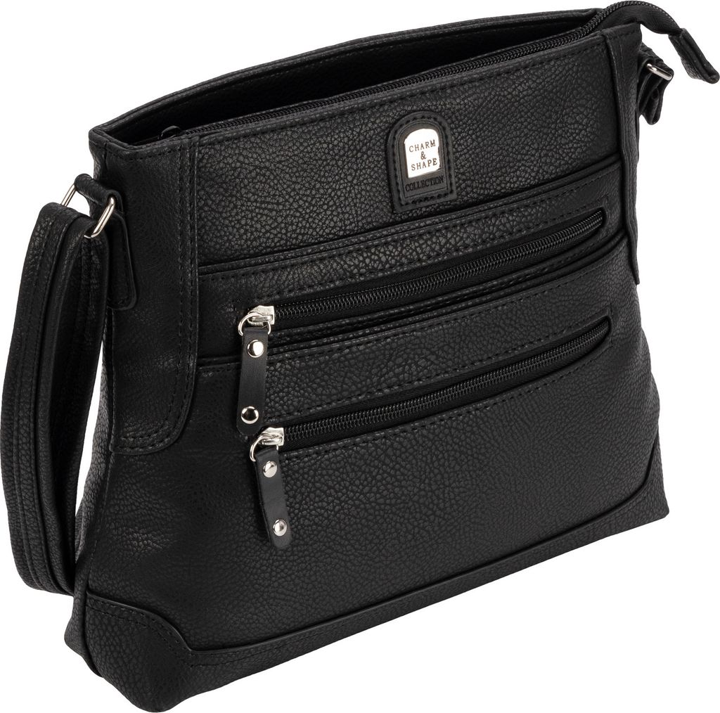Damen Tasche Schultertasche Henkeltasche Handtasche Leder Produktbild 