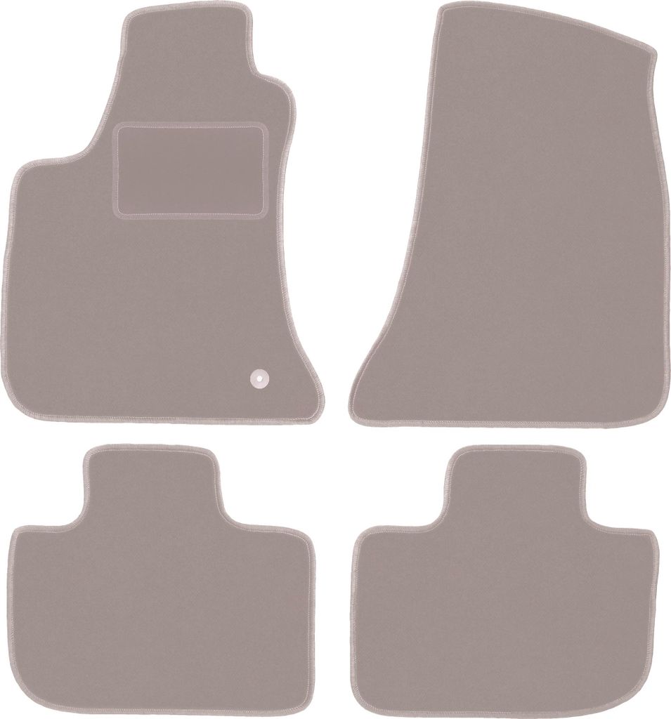 Beige Velours-Fußmatten für: Chrysler 300C Limousine, Kombi, Touring (2004-2010)