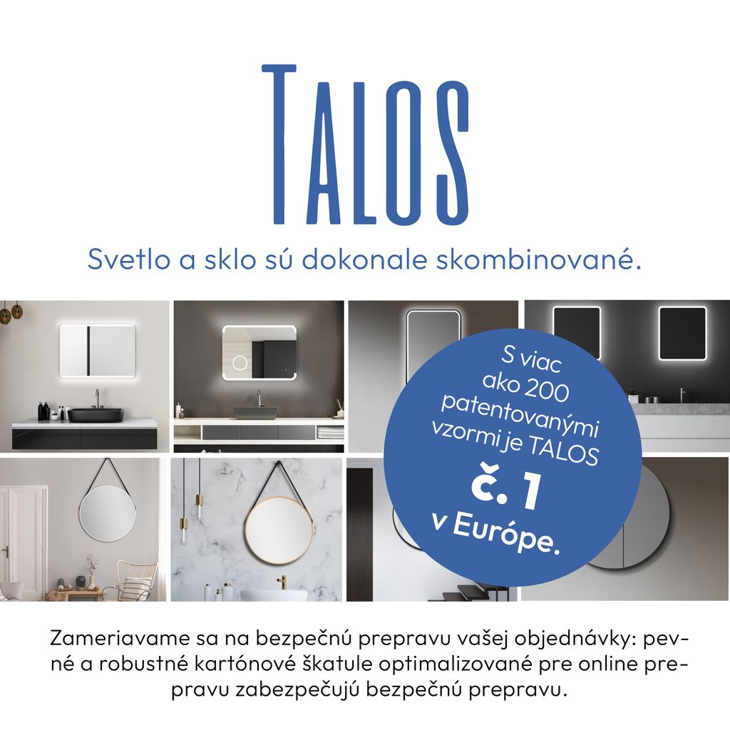 Kúpe??ové zrkadlo s osvetlením TALOS LED kúpe??ové zrkadlo Obrázok produktu 6