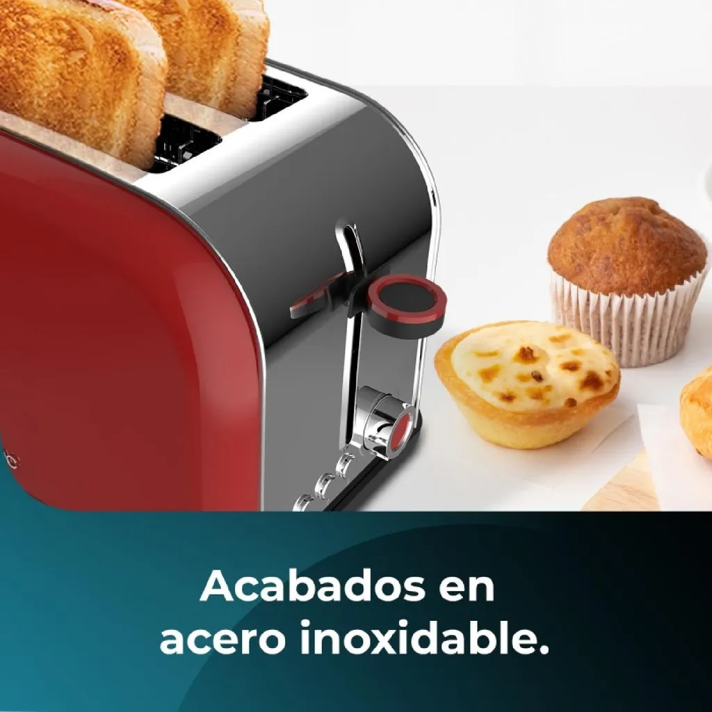 Toaster Vertical pour Petit-déjeuner Rapide Cecotec Toastin' time 850